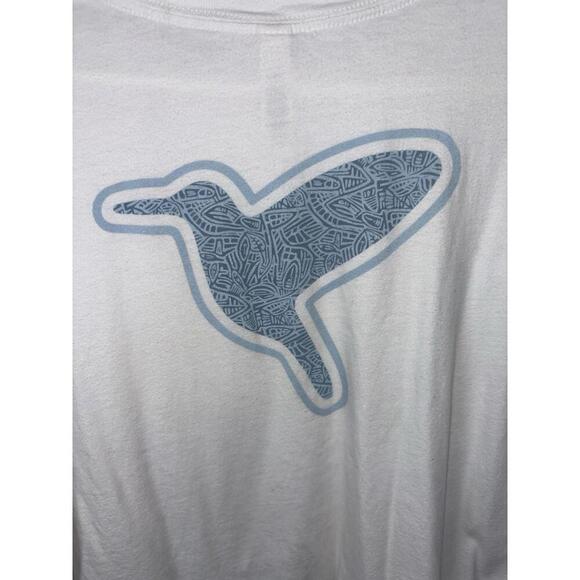 Birddogs Adult Men T-Shirt L White Graphic Print Logo Crewneck Short Sleeve Tee - Picture 1 of 5